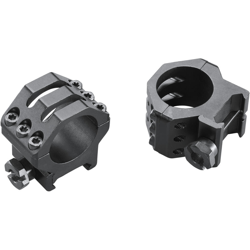 "Weaver Classic 6Hole Skeleton Rings Matte Black 1"" Medium Clamshell Pack"