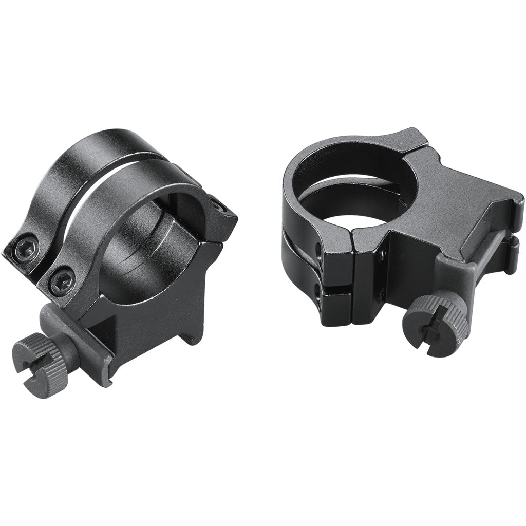 "Weaver Classic Quad Lock Detachable Rings Matte Black 1"" XHigh Clamshell Pack"