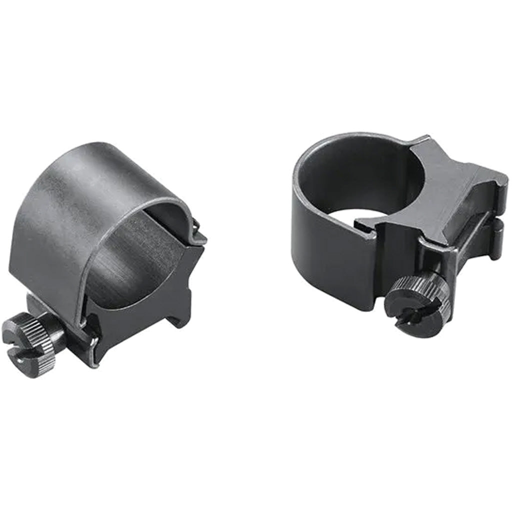"Weaver Classic Top Mount Rings Matte Black 1"" Medium Clamshell Pack"