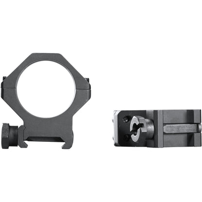 Weaver Tactical 4Hole Picatinny Ring Matte Black 30mm Medium Clamshell Pack