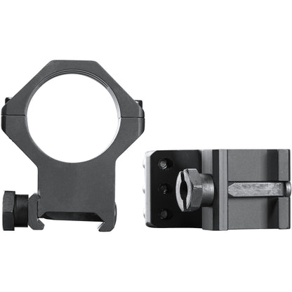 Weaver Tactical 6Hole Picatinny Ring Matte Black 30mm High Clamshell Pack