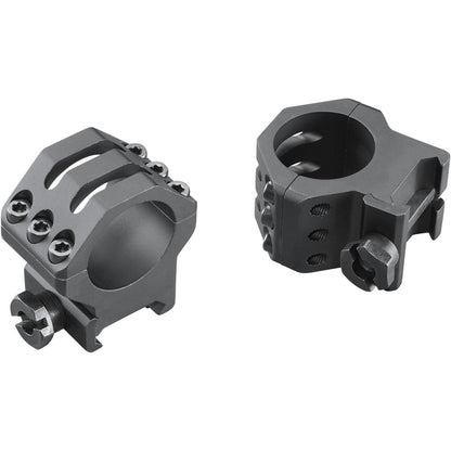 "Weaver Tactical 6Hole Picatinny Ring Matte Black 1"" High Clamshell Pack"
