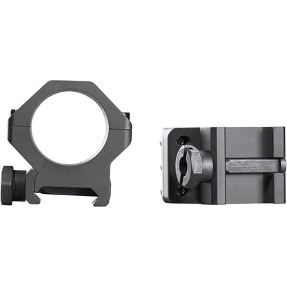 "Weaver Tactical 6Hole Picatinny Ring Matte Black 1"" High Clamshell Pack"