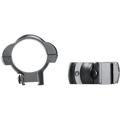 "Weaver Grand Slam Rimfire Steel Rings Matte Black 1"" .22 Style XHigh Clamshell Pack"