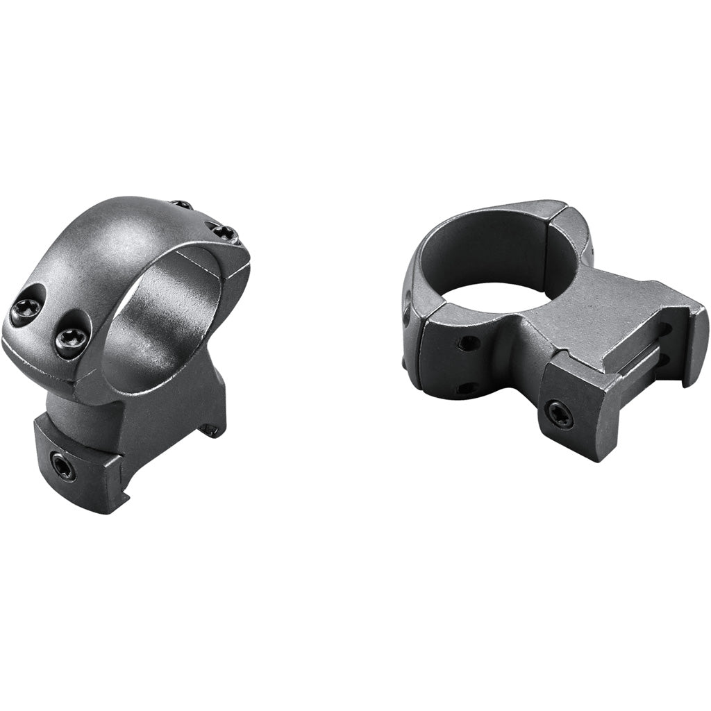 "Weaver Grand Slam Steel Rings Matte Black 1"" XHigh Clamshell Pack"