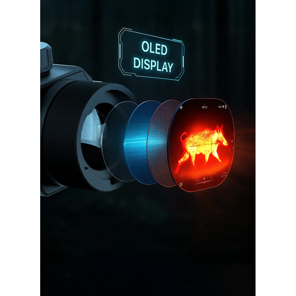 "ATN TICO 6 640 Thermal Clip On 1x, 640x512 Sensor Black"