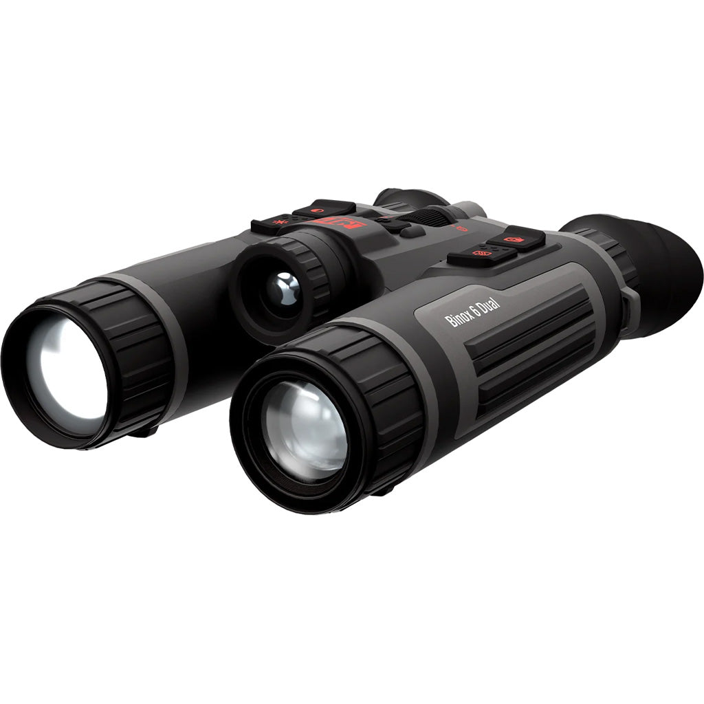 "ATN Binox 6 Dual 384 LRF Thermal Binoculars 5.5-44, 384X288 BLKw/Day,Night,Twilight 4K UHD&LRF"