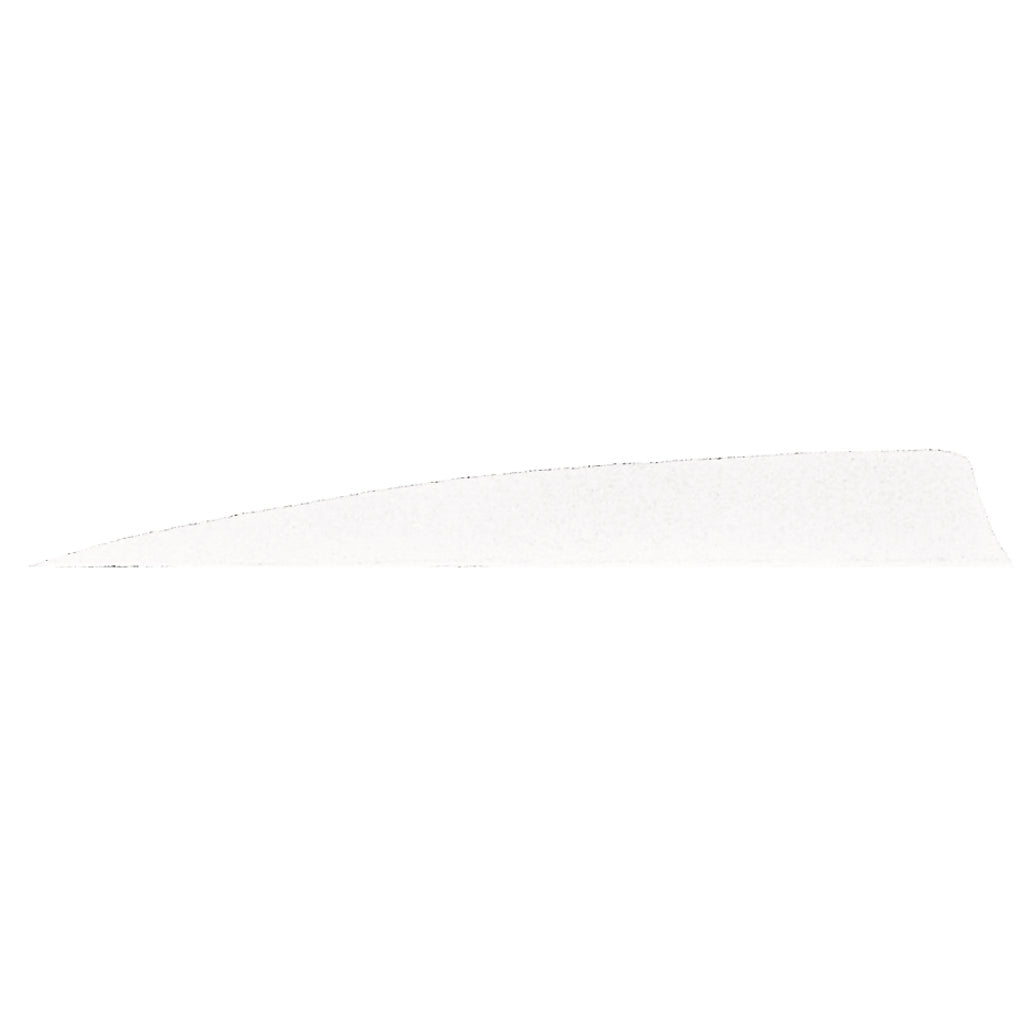 Gateway Shield Cut Feathers White 5 in. RW 50 pk.