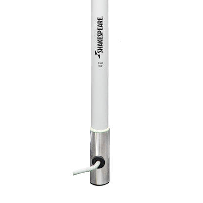 Shakespeare 5101 8’ Classic VHF Antenna w/15' RG-58 Cable - White - image 2