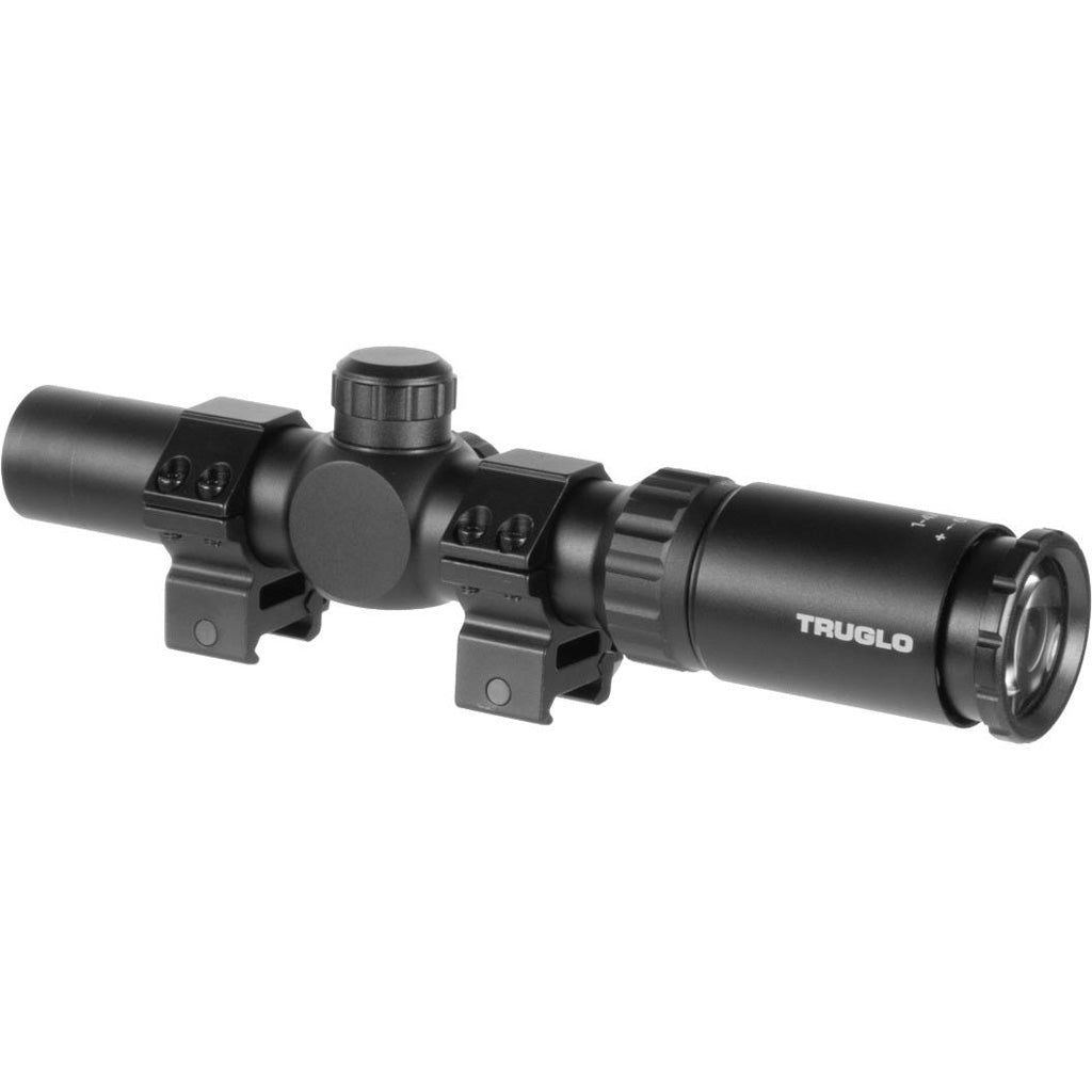 TruGlo TruBrite 30 Hunter Scope Black 1-4x24 30mm