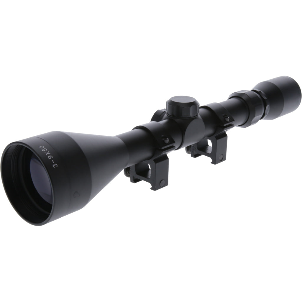 TruGlo Buckline Rifle Scope Black 3-9x50 BDC Reticle