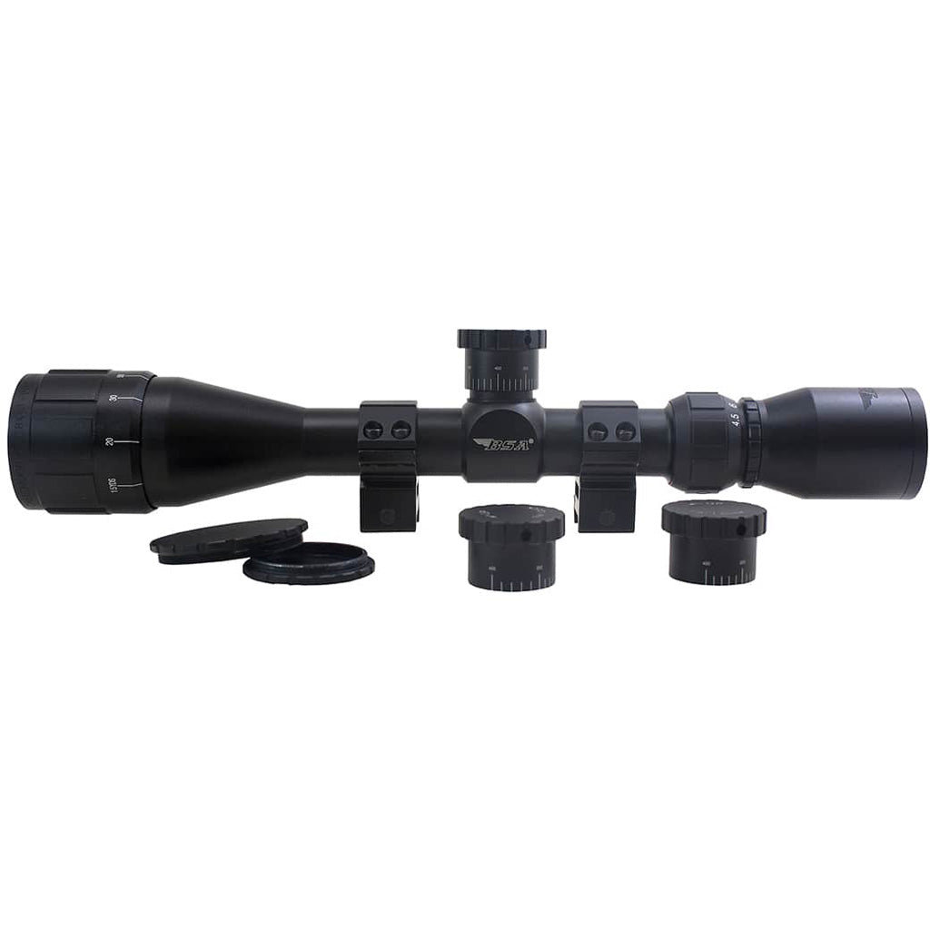 BSA Optics Sweet 17 AO Rifle Scope 3-9x40mm .17 HMR W/ Dovetail Rings