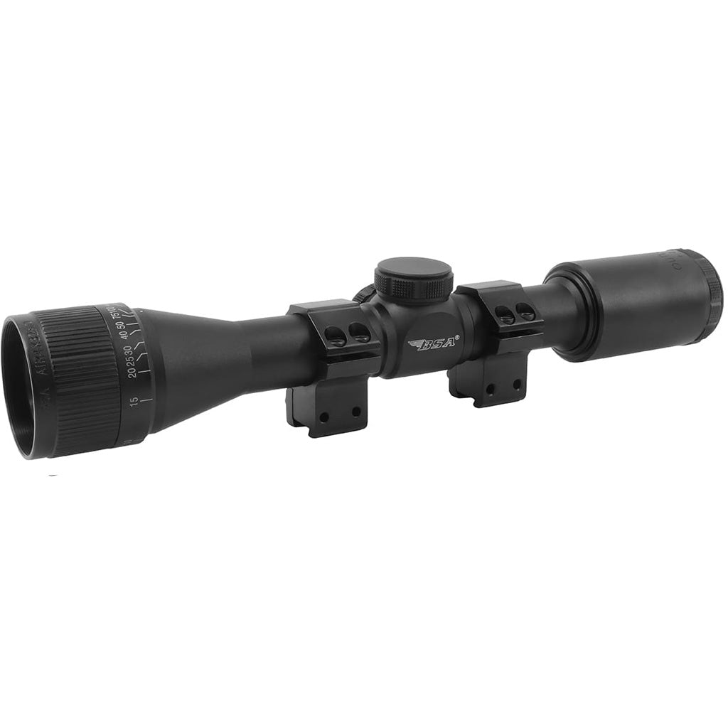 BSA Optics Outlook Air Rifle Scope 4x32mm Mil-Dot w/ Rings