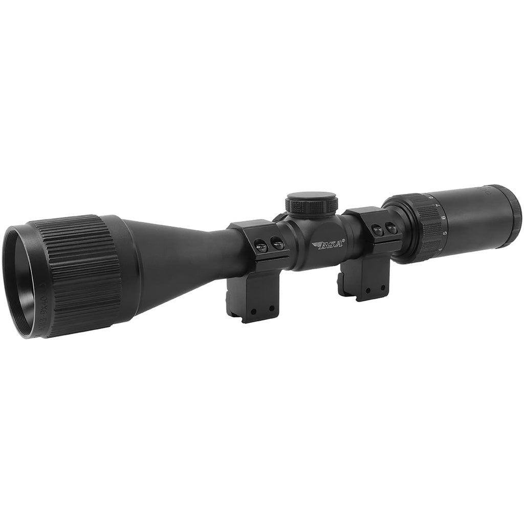 BSA Optics Outlook Air Rifle Scope 3-9x40mm Mil-Dot w/ Rings