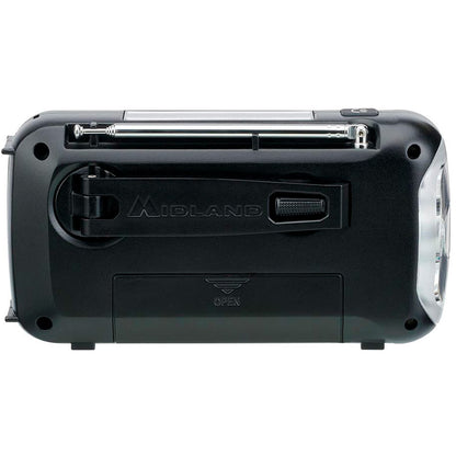 Midland Dynamo Crank Radio AM/FM/Weather Alert 2600mAH battery