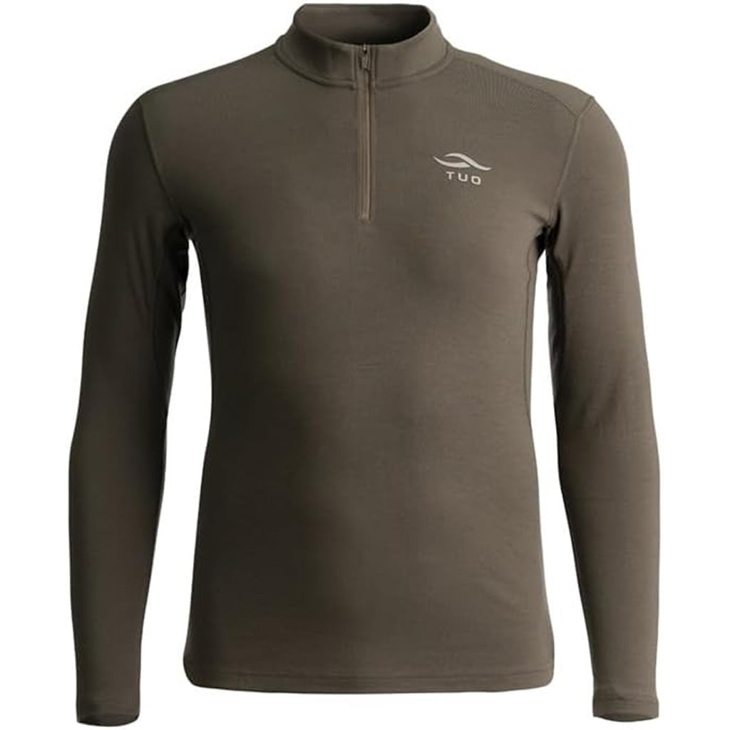 TUO Kinetic Merino 250 1/4 Zip Shirt Deadfall Medium