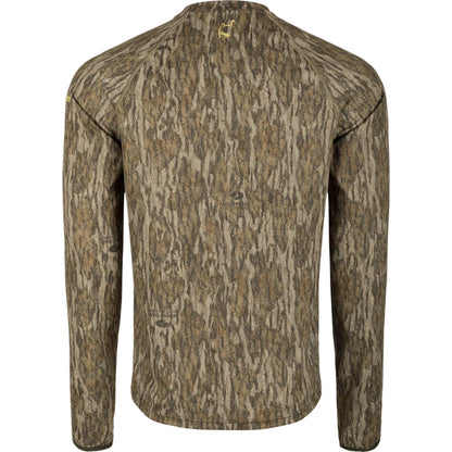 Drake Ol' Tom Mens Early Bird LS Performance Crew MO Bottomland Medium