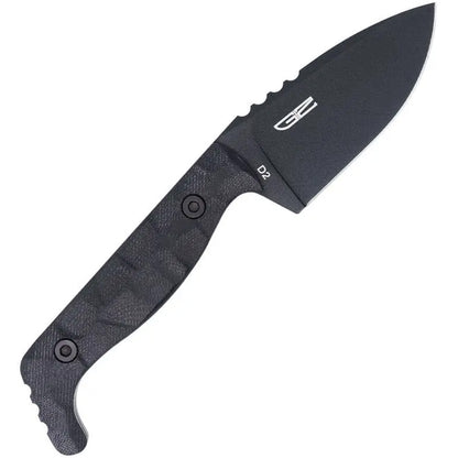CobraTec Kingpin S Knife Fixed Blade Black