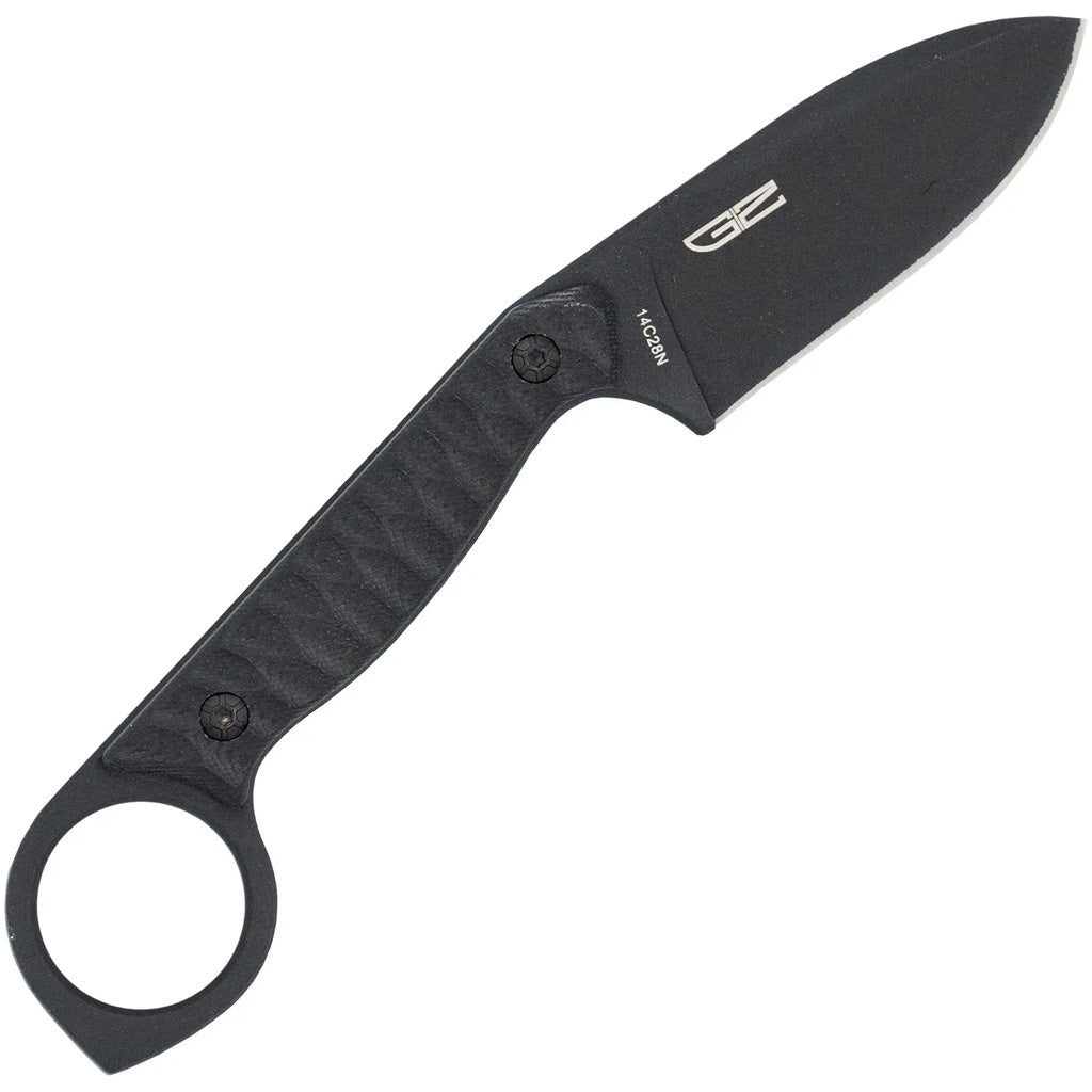 CobraTec Wolfteeth Knife Fixed Blade Black