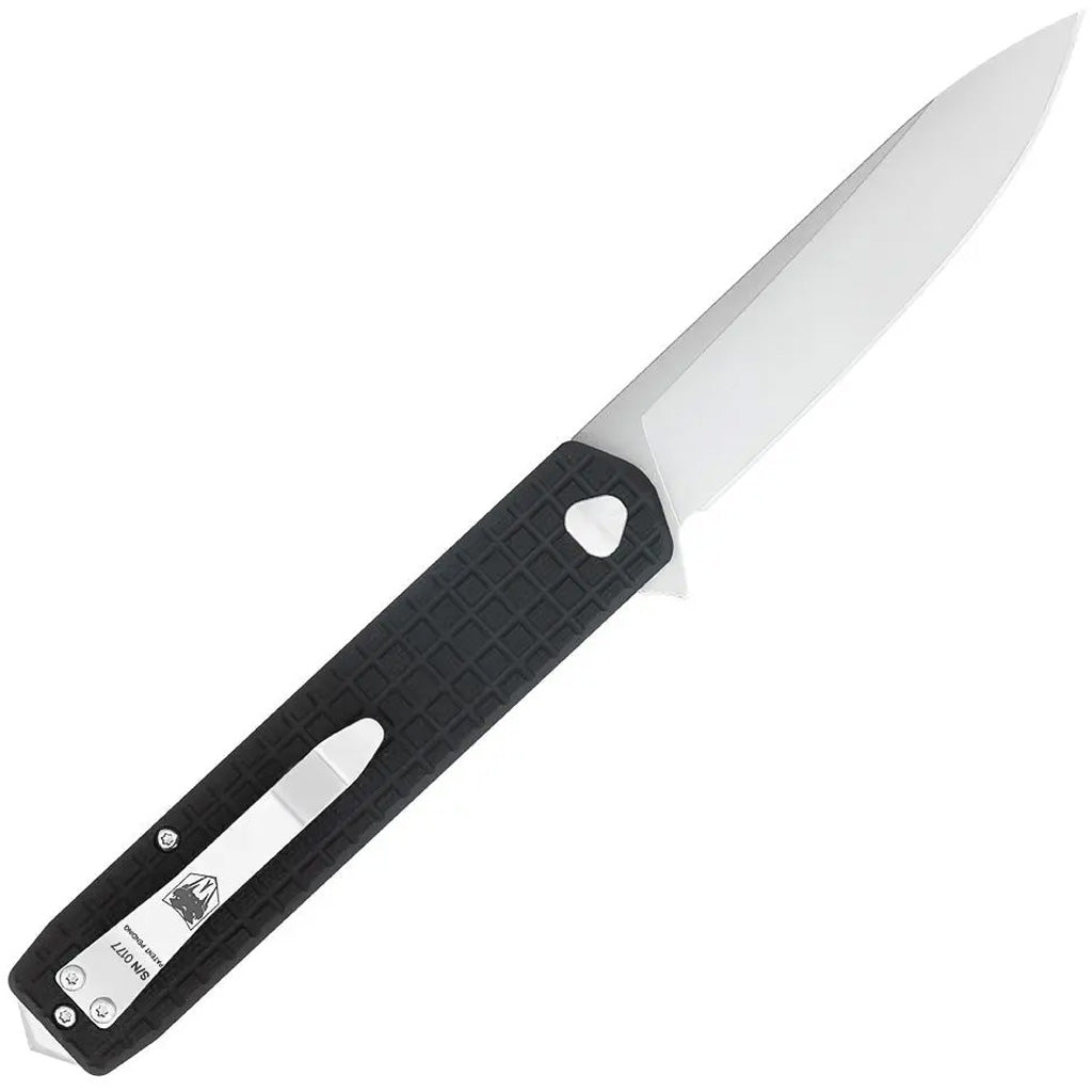 CobraTec Medium Cayden Drop Knife Folding Blade Black