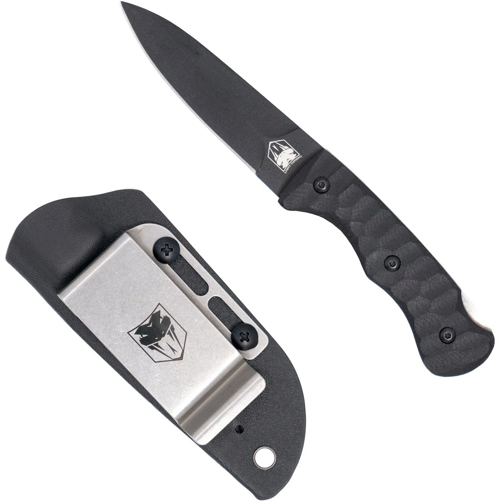 CobraTec G-10 Folding Push Dagger Folding Blade Black