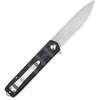 CobraTec Medium Kuzio Drop Serrated Folder Knife Folding Blade Black