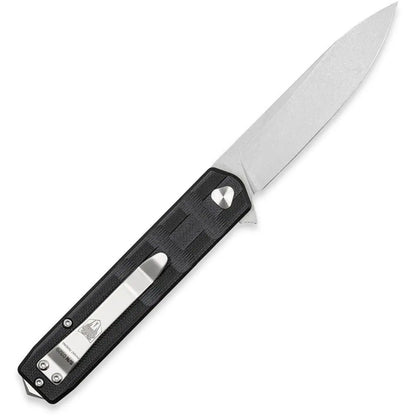 CobraTec Large Kuzio Drop Folder Knife Folding Blade Black