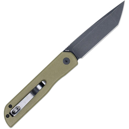 CobraTec Prowler G-10 BLock Tanto Bld Serr Knife Folding Blade OD Green
