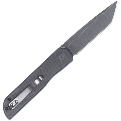 CobraTec Prowler G-10 BLock Drop Serrated Knife Folding Blade Black