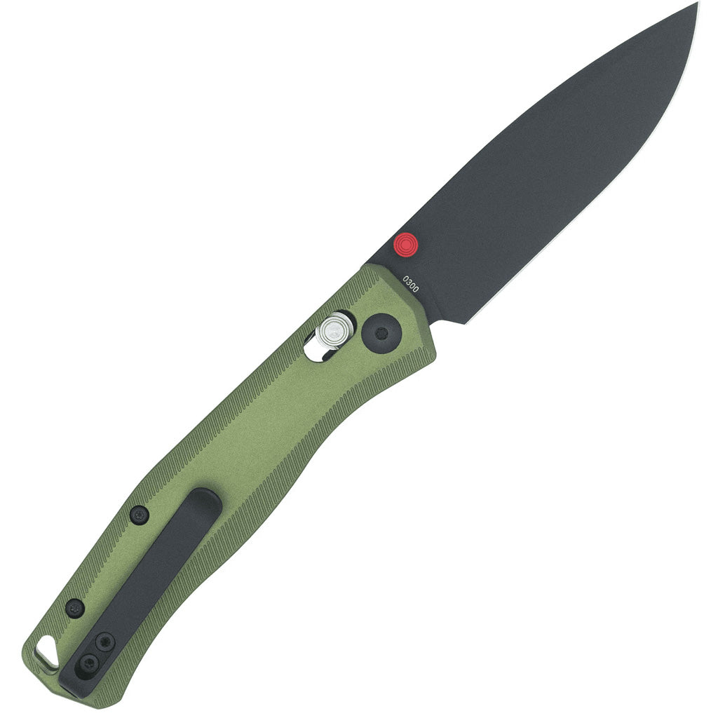 CobraTec Regent S35VN Knife Folding Blade OD Green