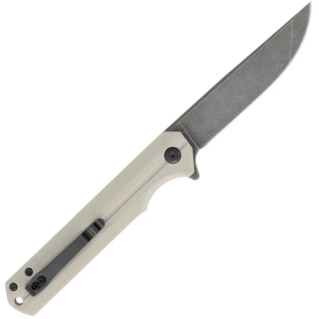CobraTec Streamline G-10 Folder Knife Folding Blade Tan