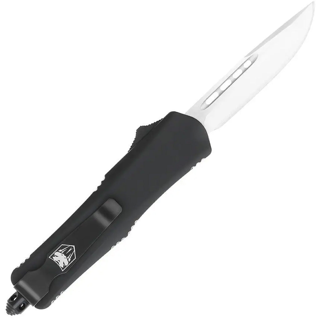 CobraTec Small FS-3 OTF Knife Dual Action OTF Blade Black
