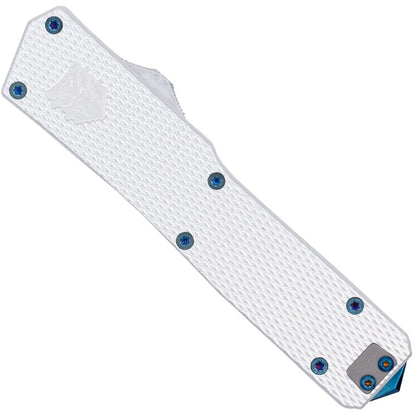 Cobtratec Abalone Edge OTF Knife Switchblade White/Abalone