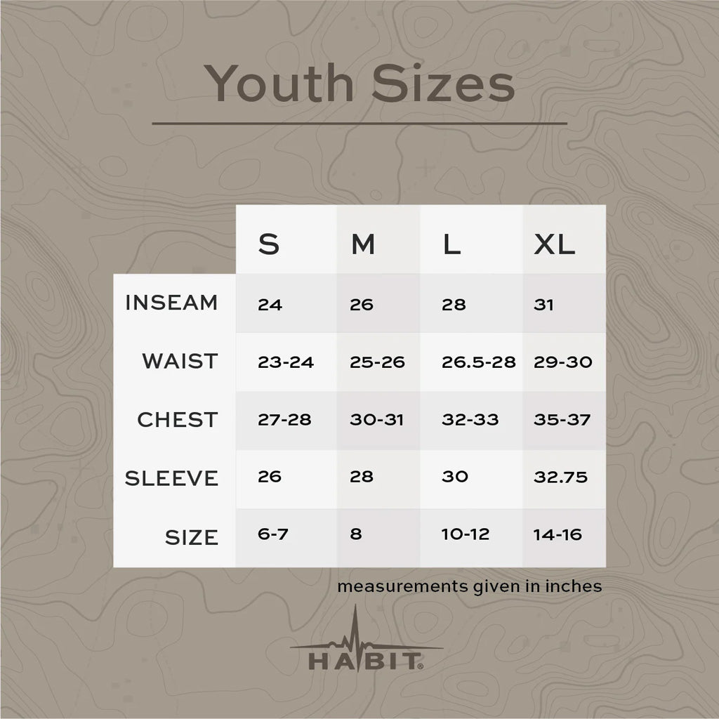 Habit Youth Bear Cave 6 Pocket Pants Realtree APX Youth Large