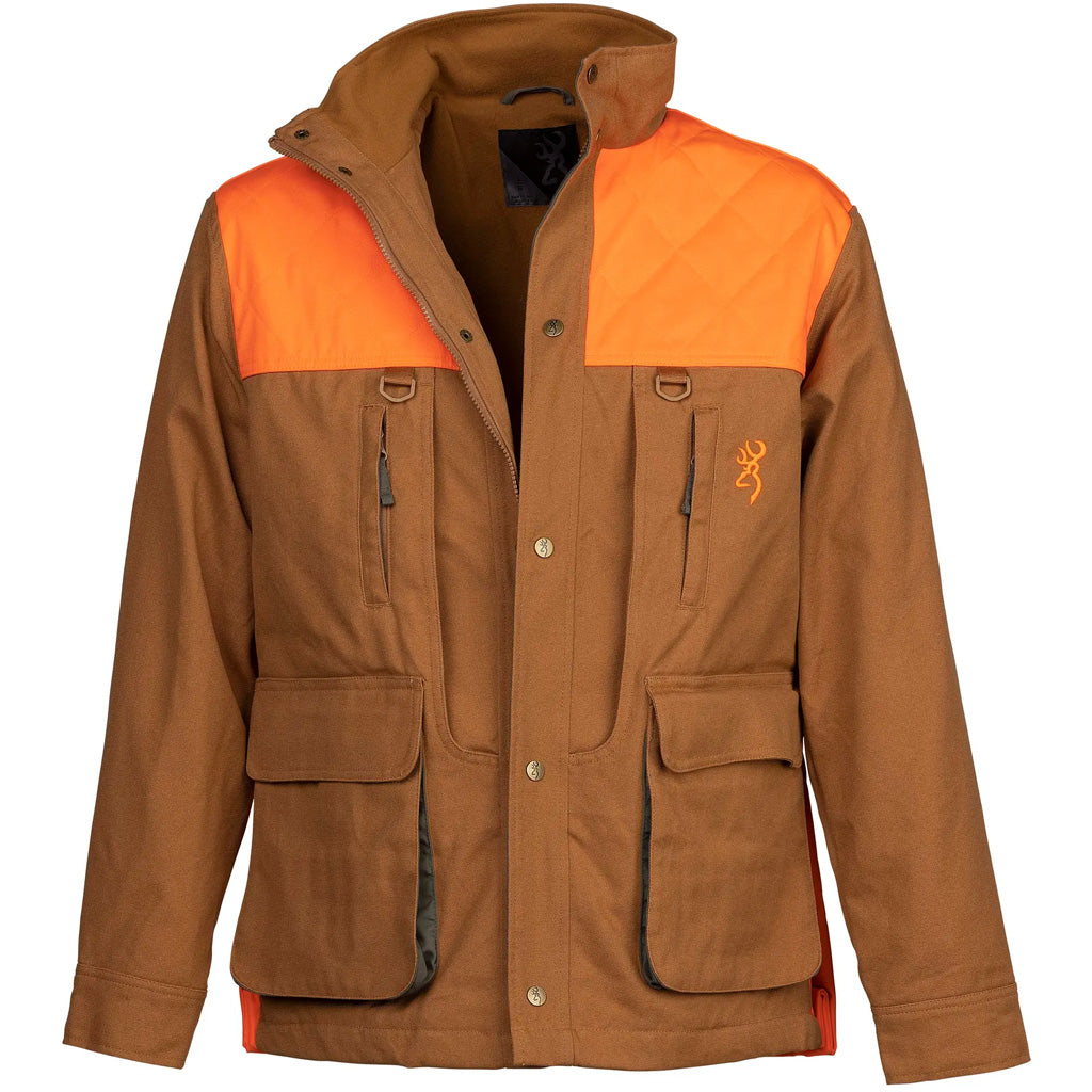 Browning Upland Jacket Tan/Blaze Medium