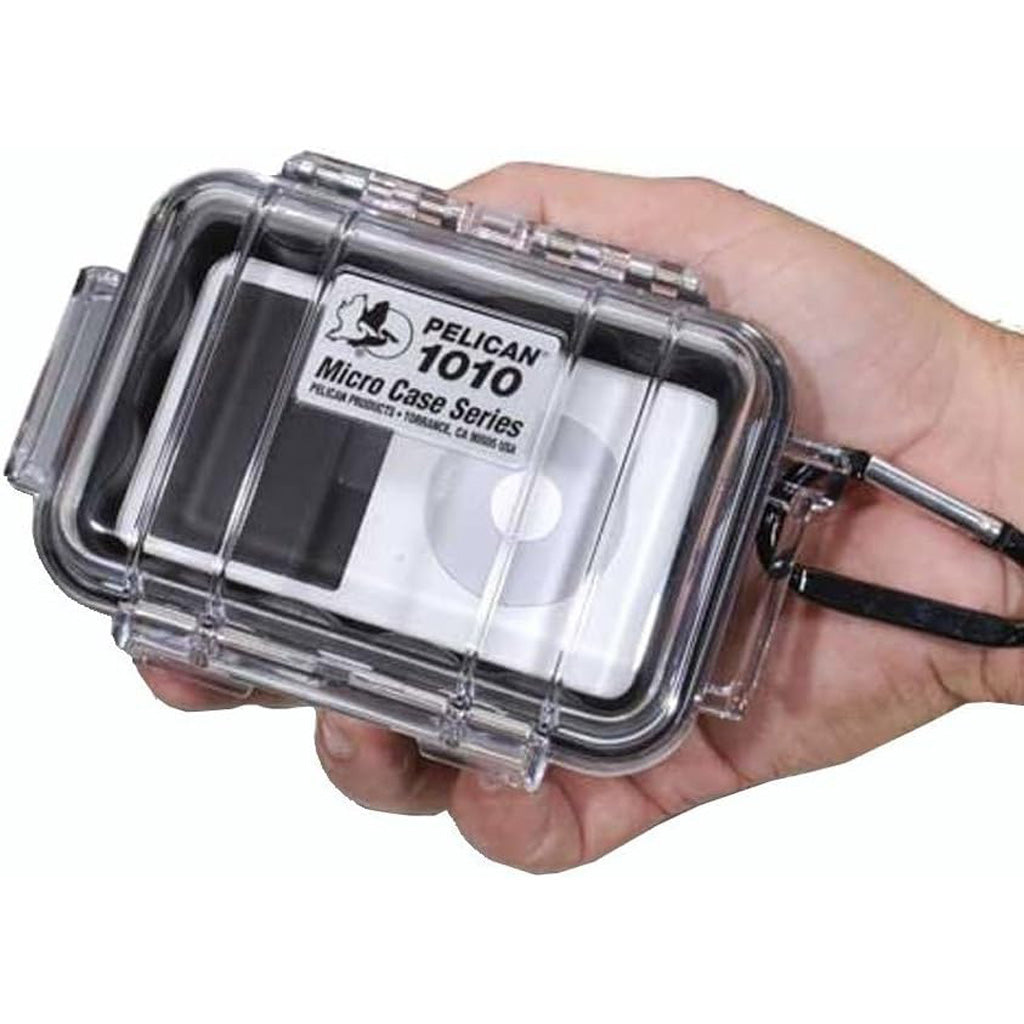 Pelican Waterproof 1010 Micro Case Black/Clear
