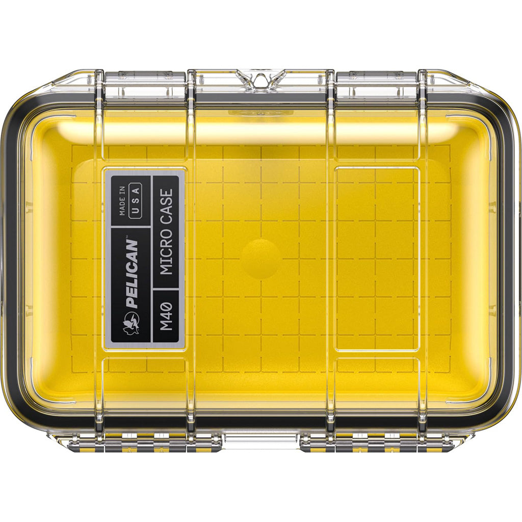 Pelican Waterproof M40 Micro Case Yellow/Clear