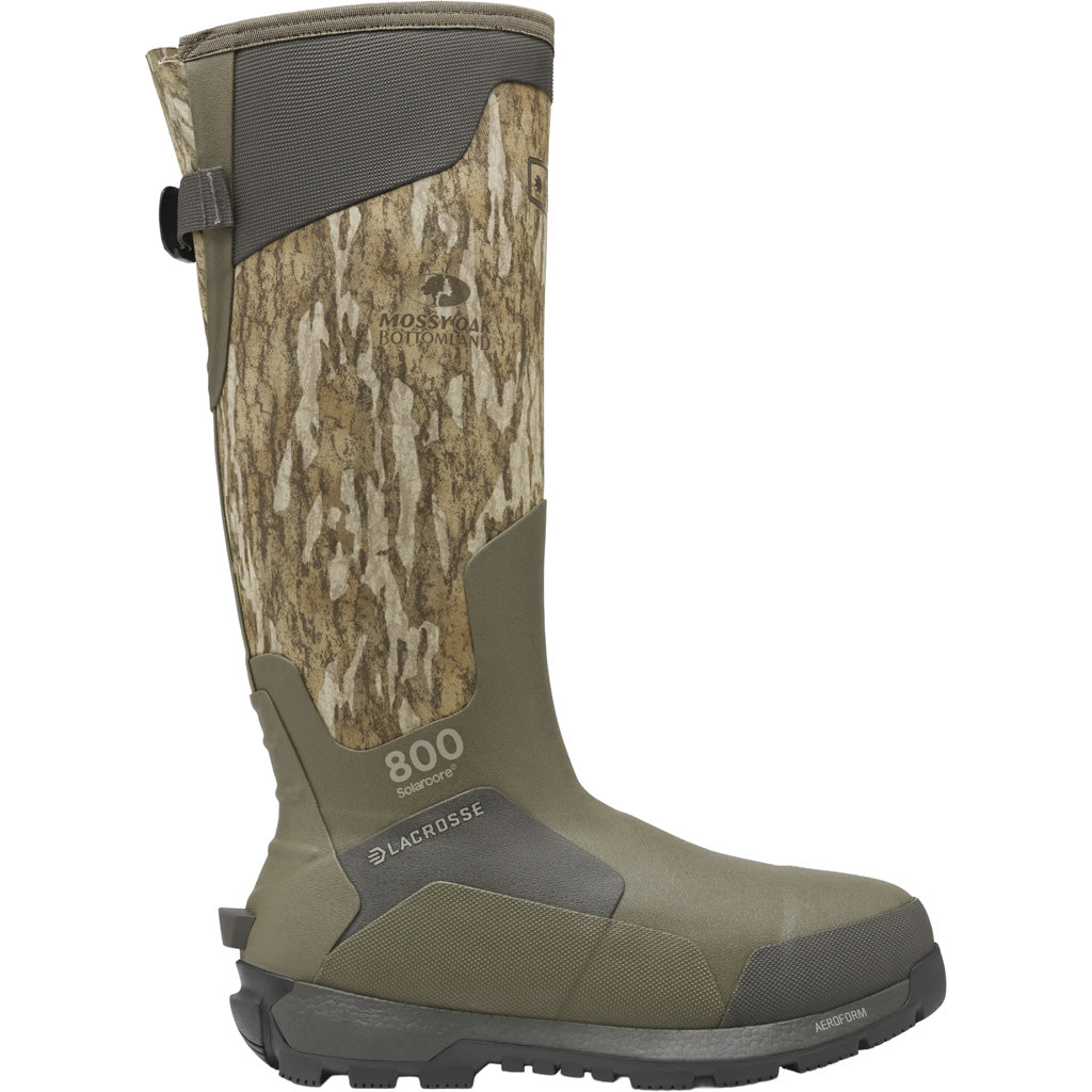 "Lacrosse Men's Alphaburly Aero 17"" Boots MO Bottomland 800G 13"