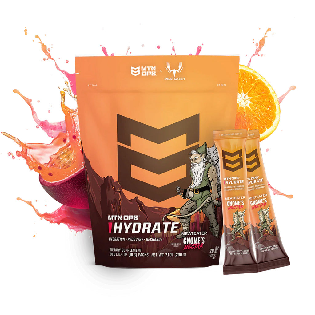 MTN Ops Hydrate Gnome's Nectar MEATEATER Trail Packs - 20ct