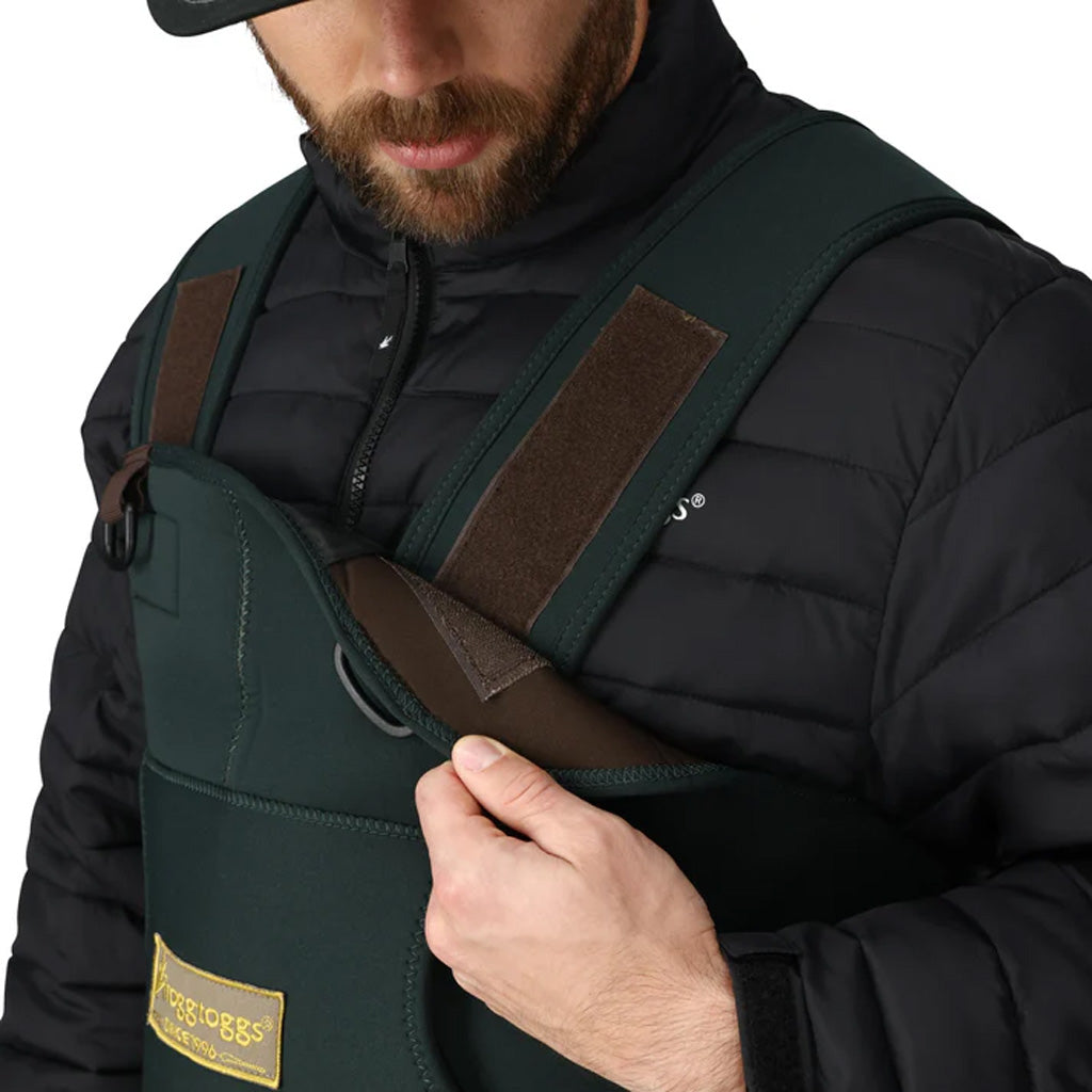 Frogg Togg Amphib Bootfoot Neoprene Cleated Wader Forest Green Size 10