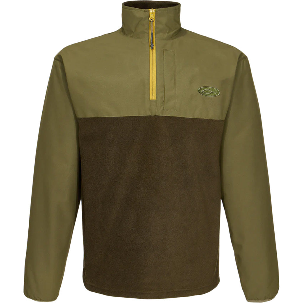 Drake 1/4 Zip Refuge Eqwader Green Timber XL