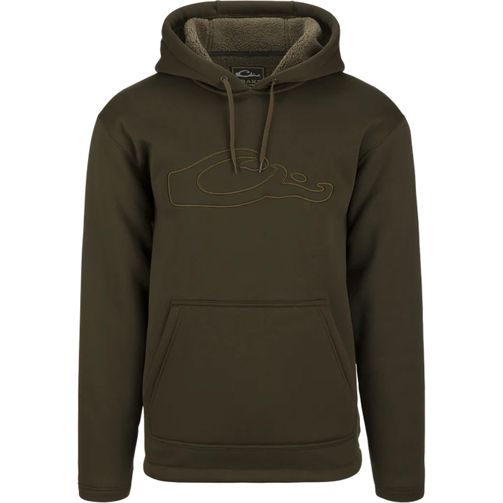 Drake Silencer Hoodie Green Timber Large
