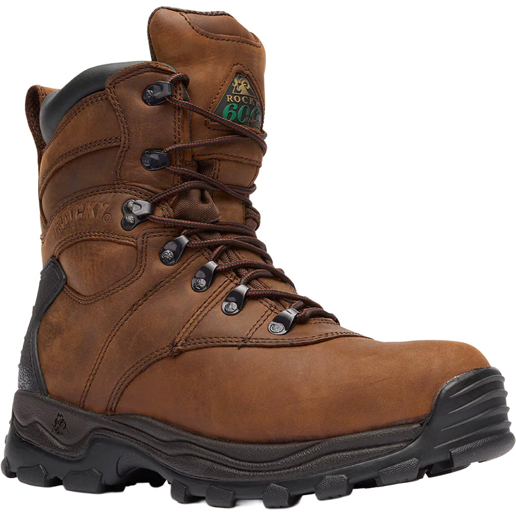"Rocky Sport Utility Boot 8"" Brown 600g Size 12"
