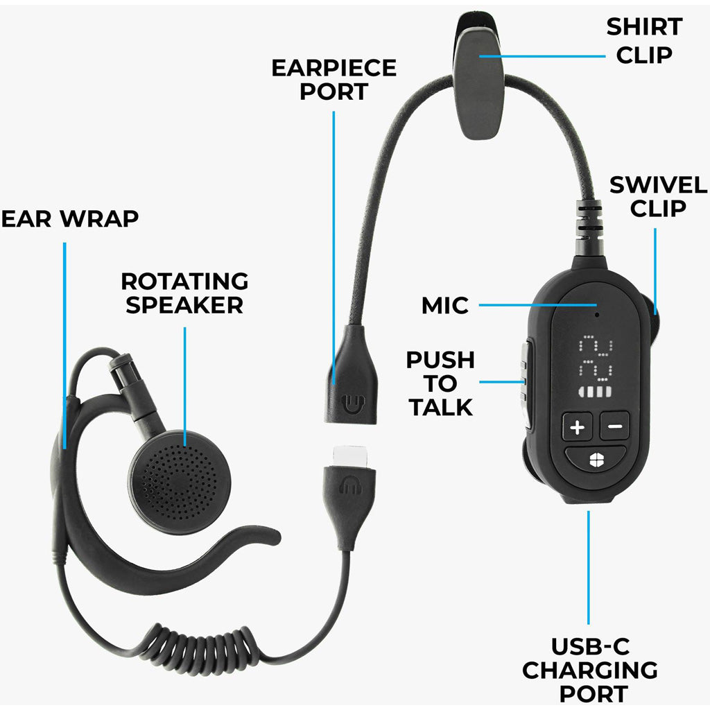 "Midland ClipTalk FRS Radio 2pk w/CH02, CH03, & USBC01"