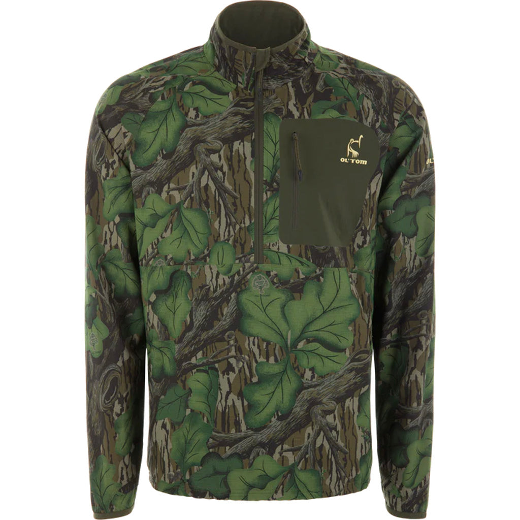 Drake Ol' Tom SWT Half Zip Pullover MO Full Foliage Medium
