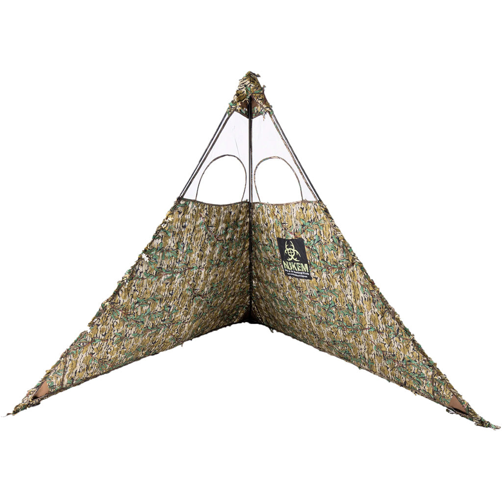 Nukem Grab & Go Blind Mossy Oak Green Leaf 3D Leafy Regular Size