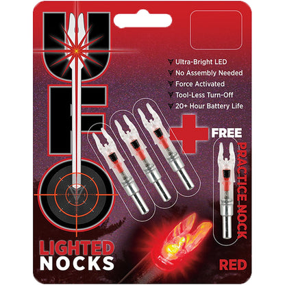 30-06 UFO Lighted Nock   Red .244 3+1 BP