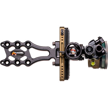 Axcel LANDSLYDE Slider Tactical Bowhunting Sight AVX-41 Scope 1 Pin .010 Green Fiber