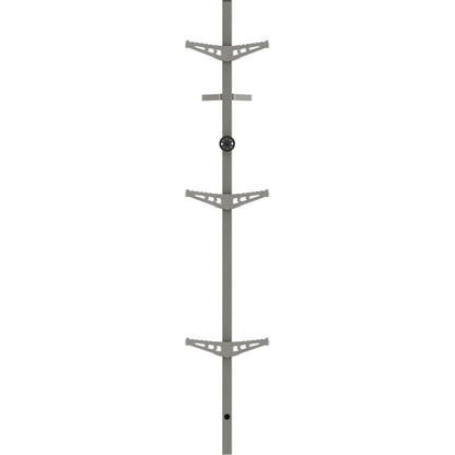 Novix Raider Climbing Stick Classic Gray 20 ft.