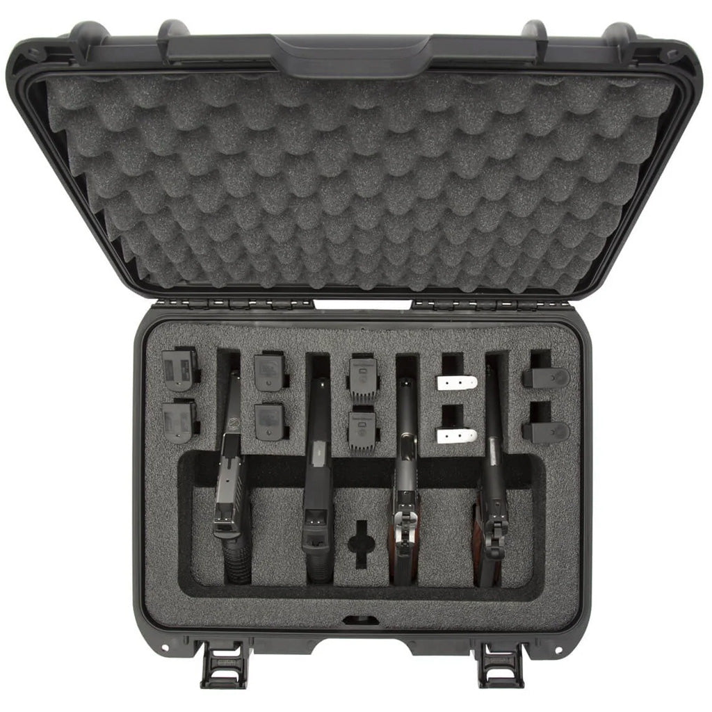Nanuk Pistol Hard Case w/Foam Holds 4 pistols and up to 10 magazines